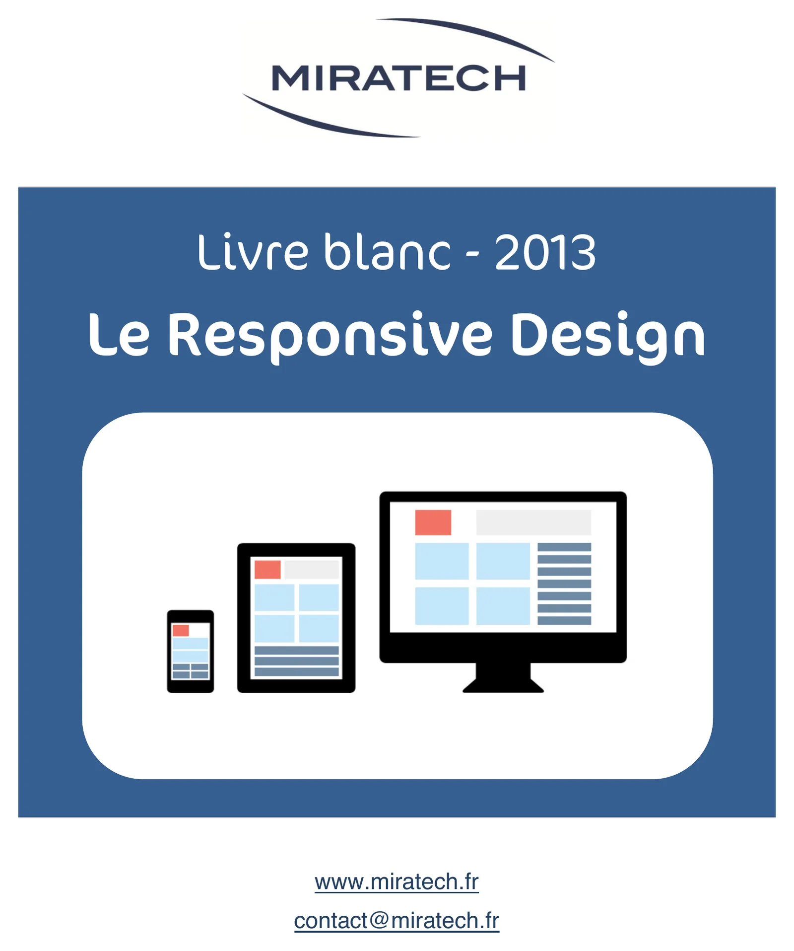 Le livre blanc « Le Responsive Design », dont je suis coauteur